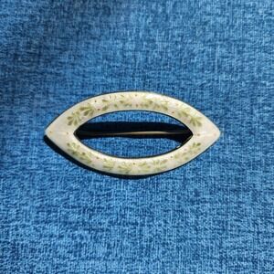 Antique Sterling Silver Enamel Brooch Champleve Sash Pin Circa 1915 Robbins